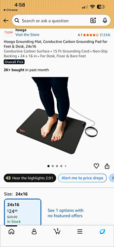 Hooga grounding mat conductive - hooga,